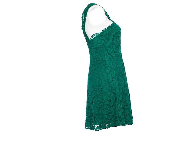 Sandro, Vestido de encaje sin mangas Riviera verde. - vista 3