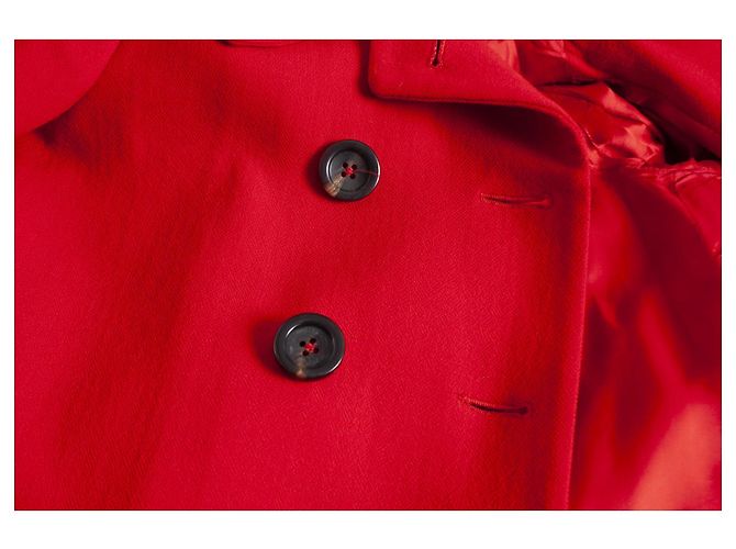 miu miu, Abrigo de lana rojo Roja - vista 7