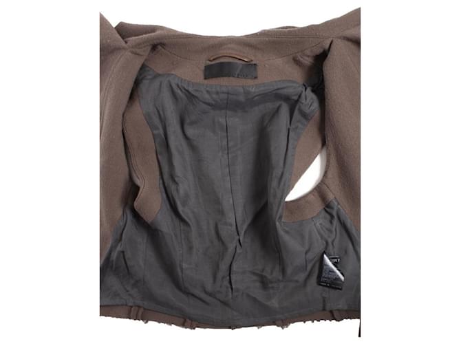 Autre Marque Haider Ackerman, Chaleco con cuello oversize. Castaño - vista 5