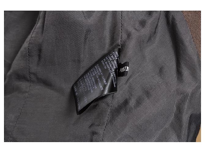 Autre Marque Haider Ackerman, Chaleco con cuello oversize. Castaño - vista 6