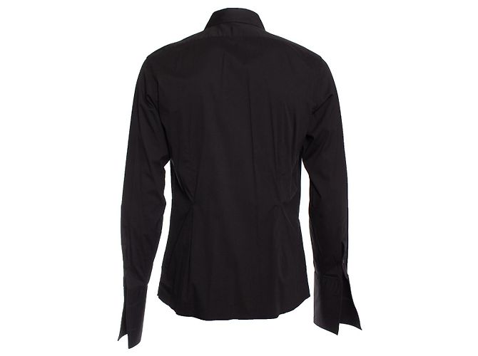 Camicia Gucci nera in cotone XL Nero - vista 2