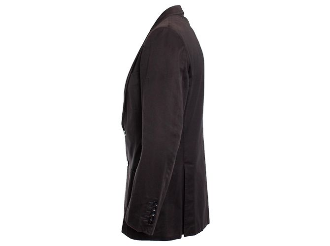 Gucci, Baumwollblazer. Braun Grau - Ansicht 3
