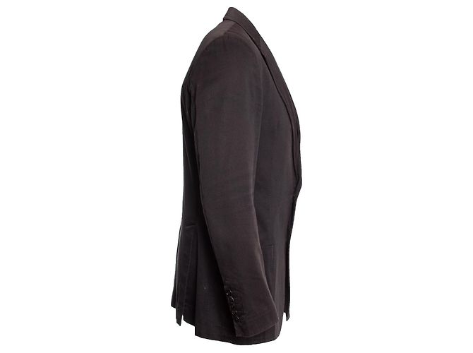Gucci, Baumwollblazer. Braun Grau - Ansicht 4