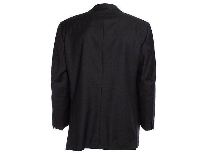 corneliani, blazer de lana en gris oscuro - vista 2
