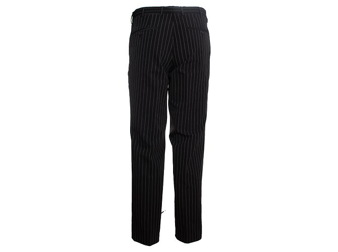 Prada, pantalones negros a rayas. - vista 2