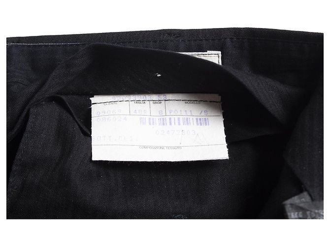 Prada, pantalones negros a rayas. - vista 6