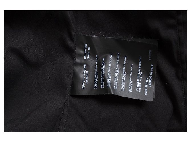 Prada, camisa con piedras en el cuello. Negro - vista 7