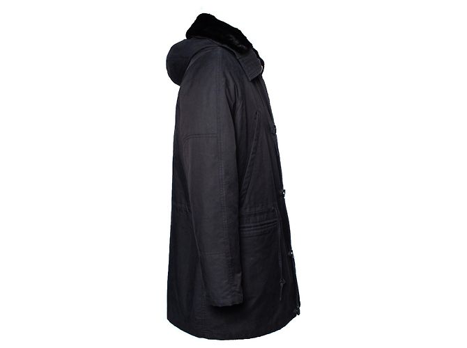Autre Marque Yves Salomon, Parka foderato in pelliccia Grigio - vista 4