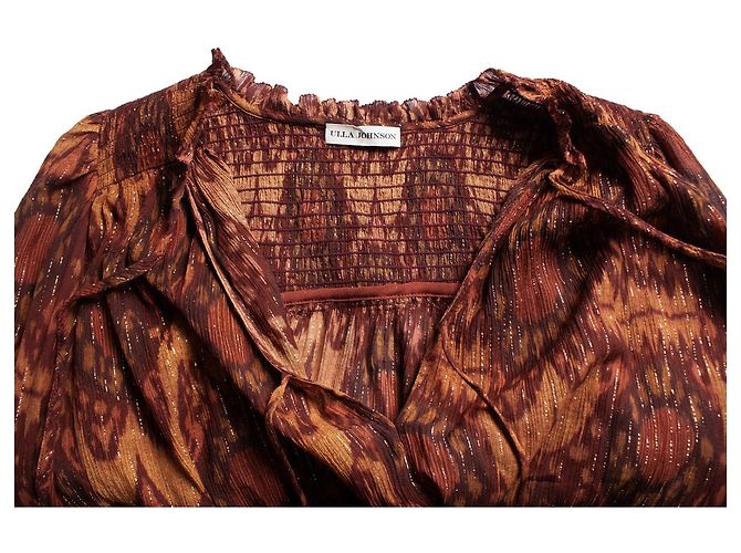Autre Marque Ulla Johnson, Mehrfarbige Bluse mit Lurex Mehrfarben - Ansicht 7