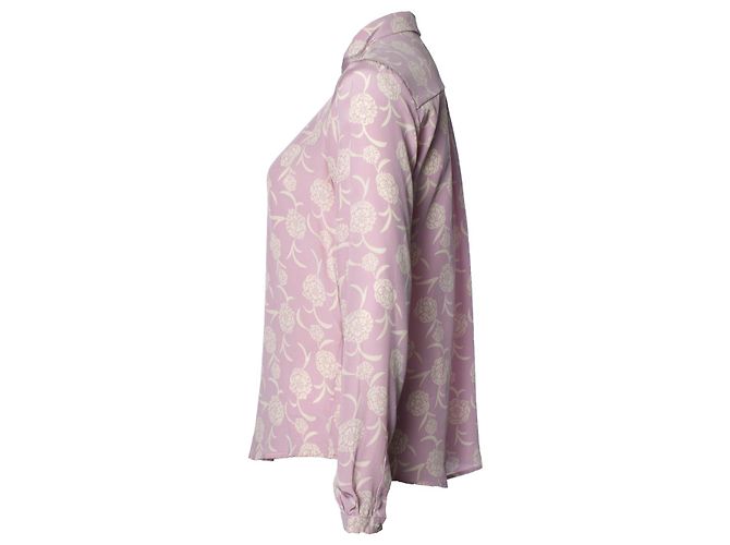 Autre Marque momoni, blusa con estampado floral Púrpura - vista 3