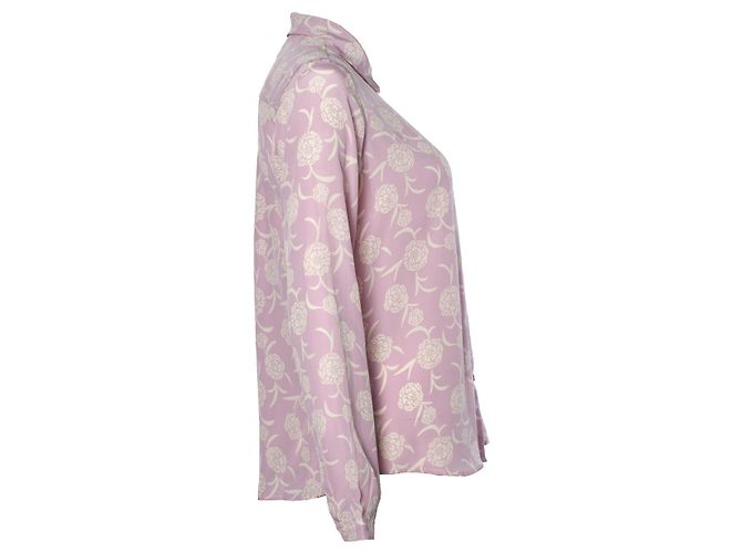 Autre Marque momoni, blusa con estampado floral Púrpura - vista 4