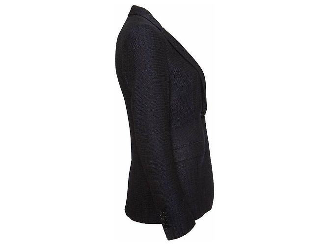 Autre Marque Suistudio, Blauer gewebter Blazer. - Ansicht 2
