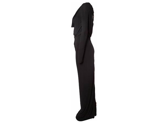 Roland Mouret, Langes schwarzes Abendkleid. - Ansicht 2