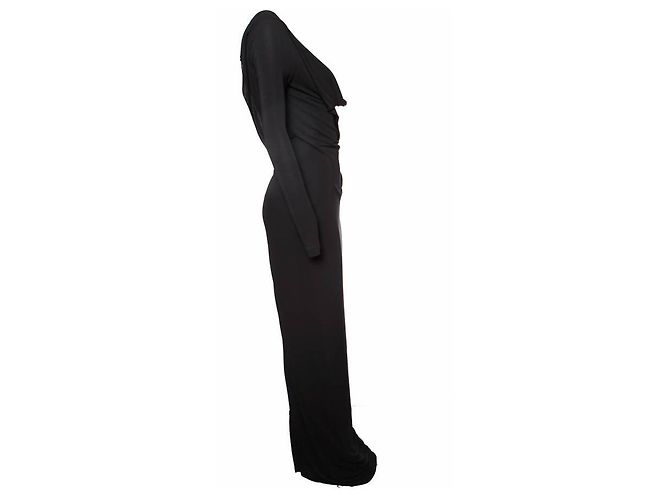 Roland Mouret, Langes schwarzes Abendkleid. - Ansicht 4