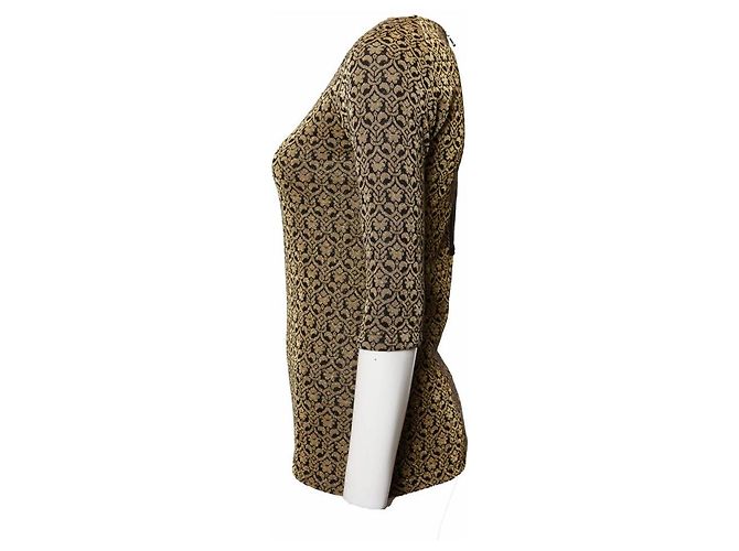 Patrizia pepe, Top lurex Castaño Dorado - vista 2