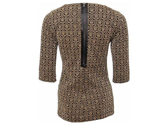 Patrizia pepe, Top lurex Castaño Dorado - vista 3