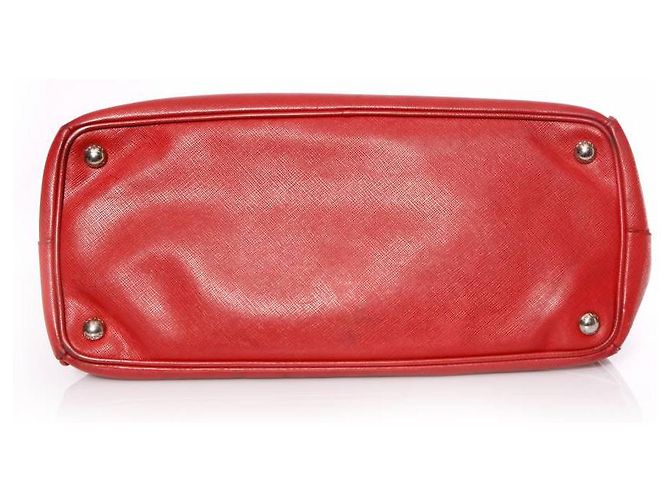 Prada, Borsa tote Galleria in pelle saffiano rossa. Rosso - vista 6