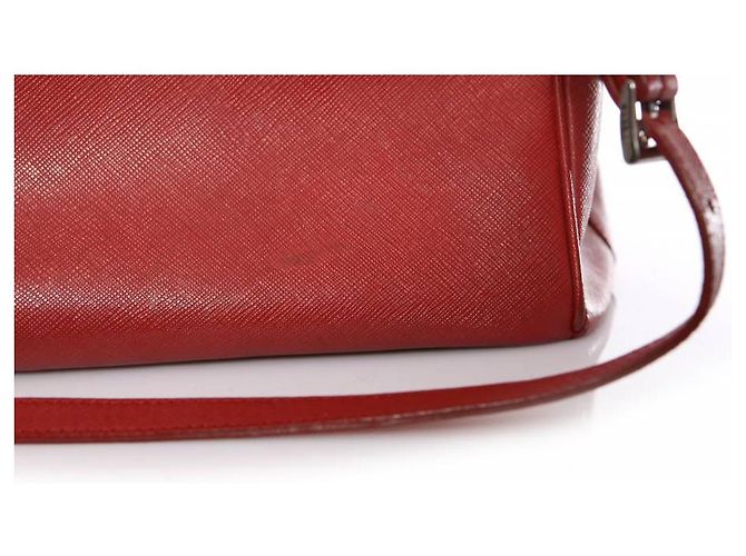 Prada, Borsa tote Galleria in pelle saffiano rossa. Rosso - vista 7