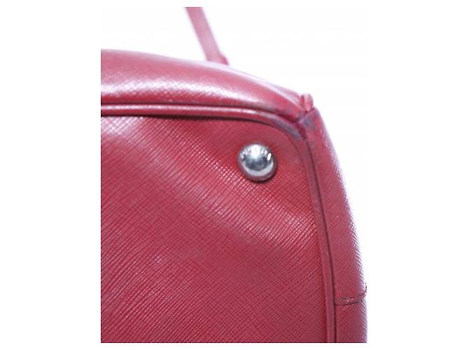Prada, Borsa tote Galleria in pelle saffiano rossa. Rosso - vista 8