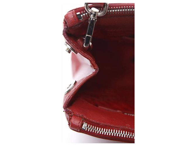 Prada, Borsa tote Galleria in pelle saffiano rossa. Rosso - vista 9