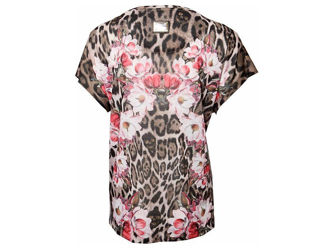 Philipp Plein, T-Shirt mit Leopardenmuster und Steinen. Mehrfarben - Ansicht 3