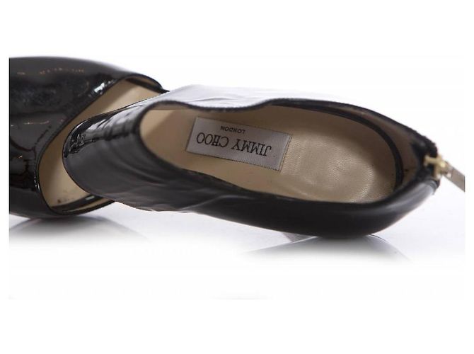 Jimmy Choo, Sandali in vernice nera Nero - vista 7