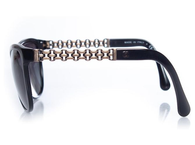 Chanel, Sonnenbrille mit schwarzer Kette - Ansicht 6