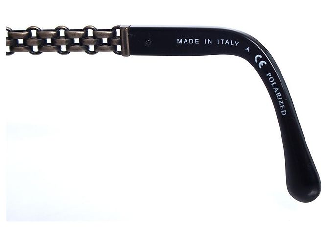 Chanel, Sonnenbrille mit schwarzer Kette - Ansicht 7