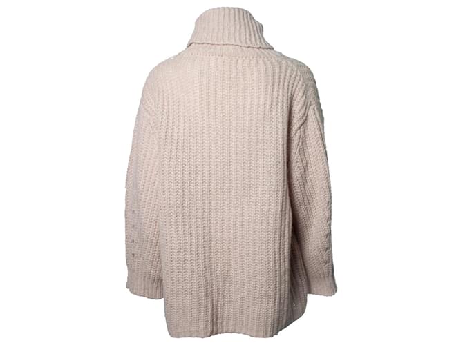 Autre Marque Ba&Sh, Beiger, übergroßer Rollkragenpullover - Ansicht 2