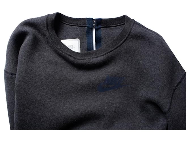 Autre Marque Nike, suéter oversize con encaje Gris - vista 6