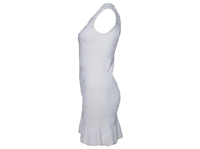 Roberto Cavalli, vestido estructurado blanco - vista 2