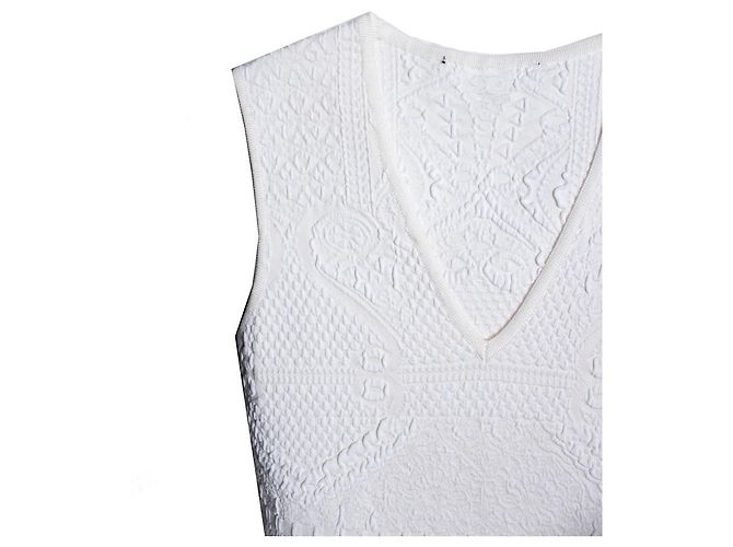 Roberto Cavalli, vestido estructurado blanco - vista 6