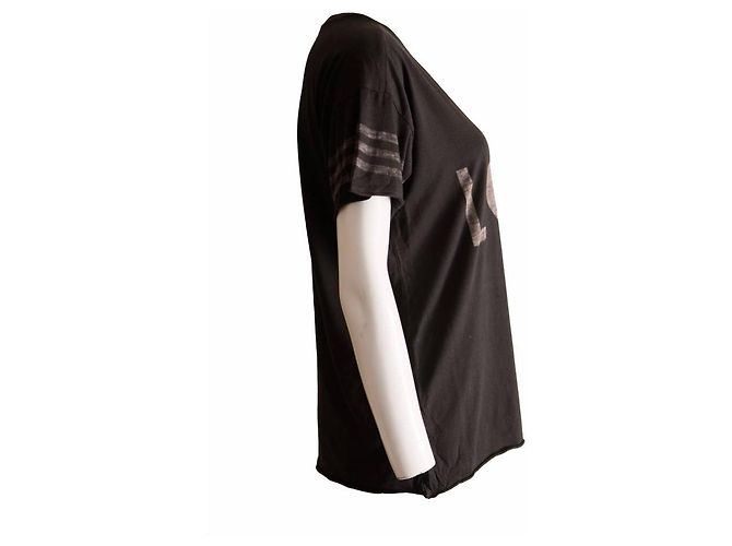 ZOE KARSSEN, Camiseta negra con texto. Negro - vista 2