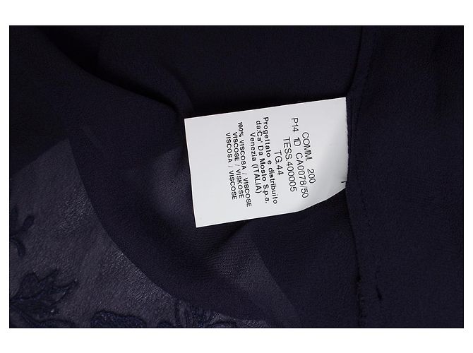 Autre Marque Setenta Sergio Tygon, top con bordado Azul - vista 6