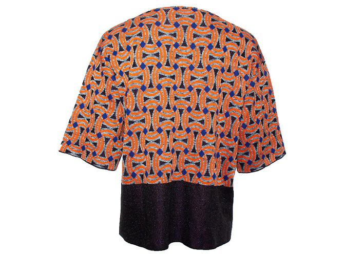 Dries van Noten, Top geométrico de lúrex Multicolor - vista 2