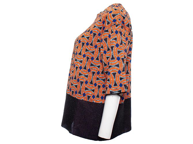 Dries van Noten, Top geométrico de lúrex Multicolor - vista 4