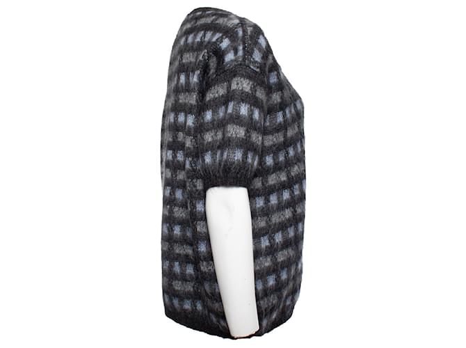 Prada, Mohairpullover mit kurzen Ärmeln Mehrfarben - Ansicht 3