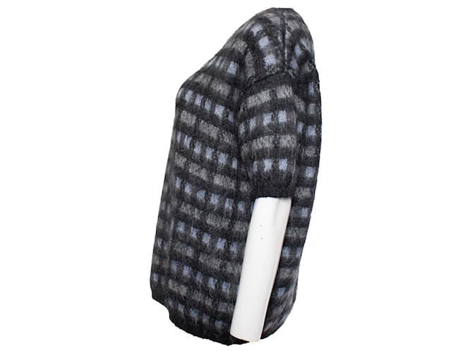 Prada, Mohairpullover mit kurzen Ärmeln Mehrfarben - Ansicht 4