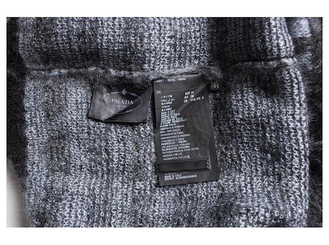 Prada, Mohairpullover mit kurzen Ärmeln Mehrfarben - Ansicht 5