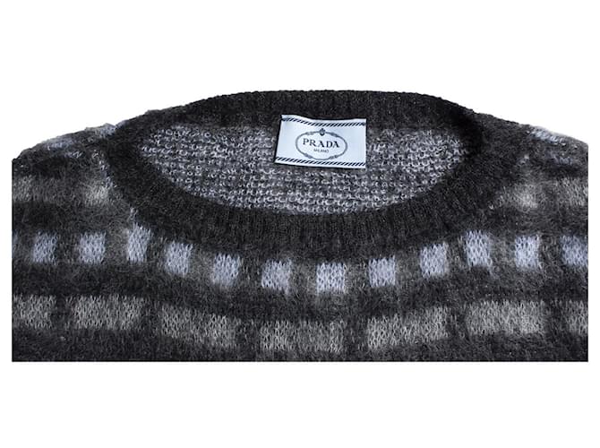 Prada, Mohairpullover mit kurzen Ärmeln Mehrfarben - Ansicht 6