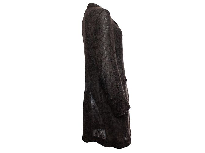Dries van Noten, Mohair-Cardigan in Braun - Ansicht 3