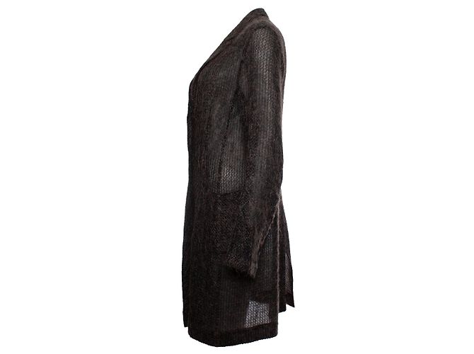 Dries van Noten, Mohair-Cardigan in Braun - Ansicht 4