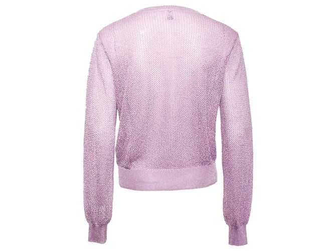 MISSONI, Lila Strickjacke mit Lurex - Ansicht 2