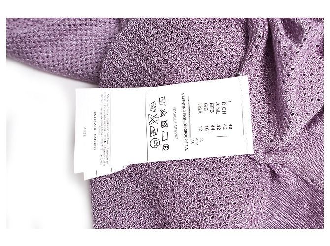 MISSONI, Lila Strickjacke mit Lurex - Ansicht 5