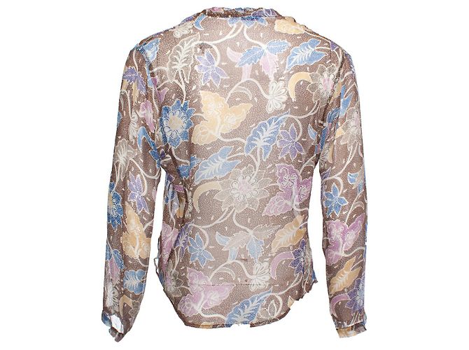 Autre Marque RAYA, blusa com estampa floral e bolinhas Multicor - vista 2