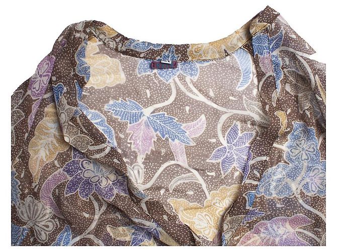 Autre Marque RAYA, blusa com estampa floral e bolinhas Multicor - vista 5