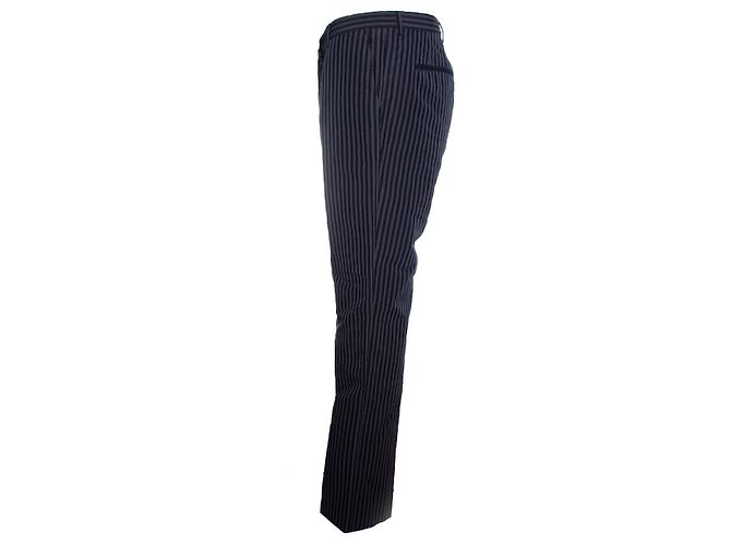 Dries van Noten, Pantalones a rayas Azul - vista 3
