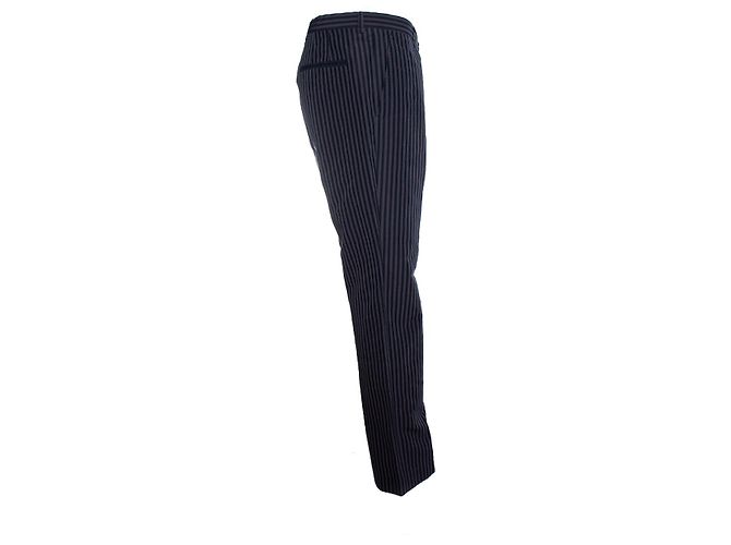 Dries van Noten, Pantalones a rayas Azul - vista 4