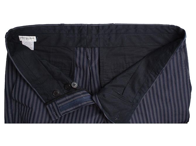 Dries van Noten, Pantalones a rayas Azul - vista 6
