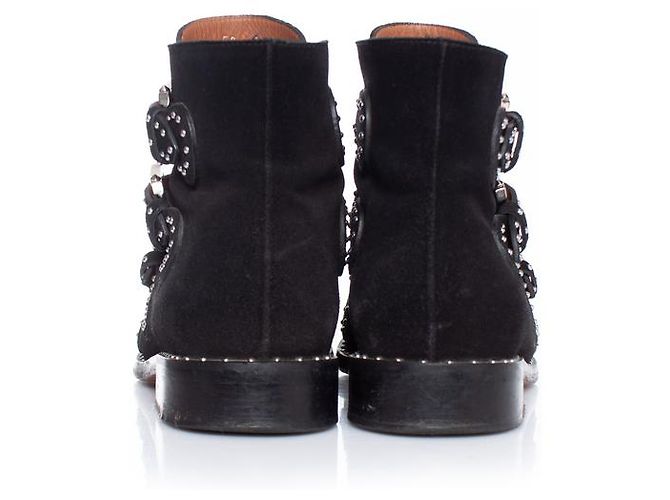 GIVENCHY, botas pretas com fivelas e tachas Preto - vista 6